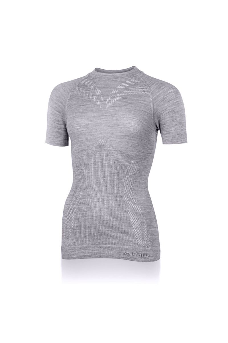 Lasting MALBA 8440 šedé dámske merino tričko Veľkosť: S/M