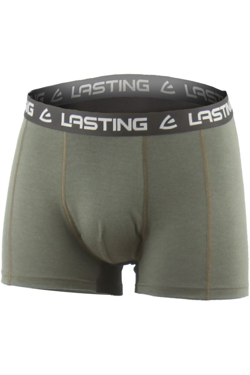 Lasting NOMO 6299 zelené pánske merino boxerky Veľkosť: M