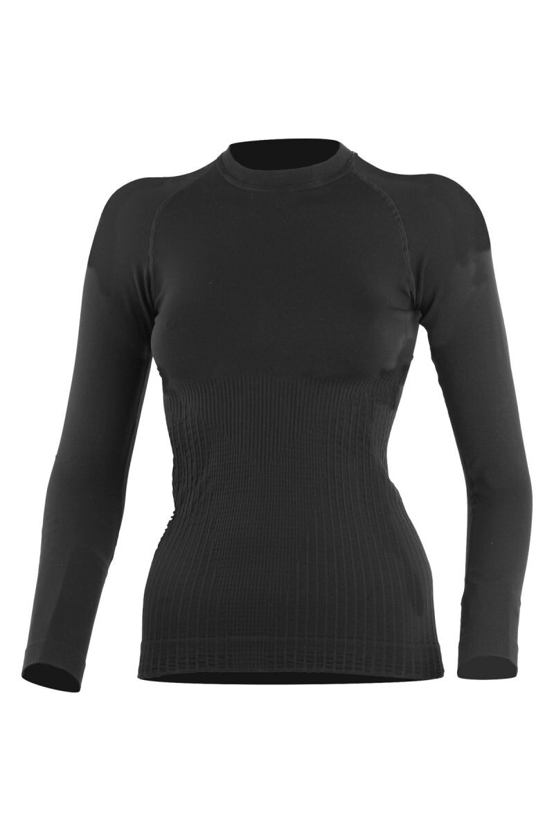 Lasting SITA 9090 čierne dámske termo bezšvové tričko Veľkosť: L/XL