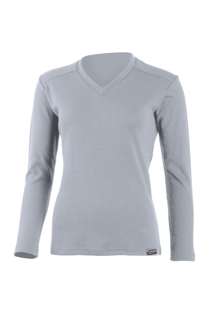 Lasting STELA 8383 sivá dámska merino mikina Veľkosť: L