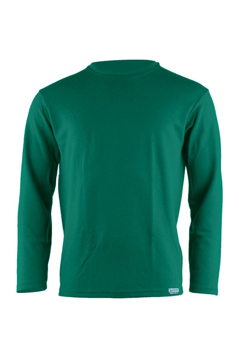 Lasting WOLK 6669 zelená pánska merino mikina Veľkosť: L