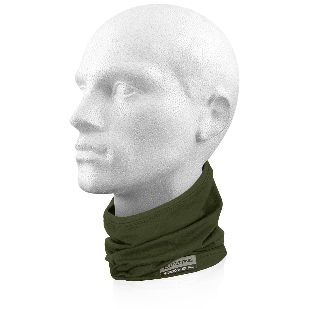 Lasting TULS 6363 zelený merino nákrčník krátky Veľkosť: UNI