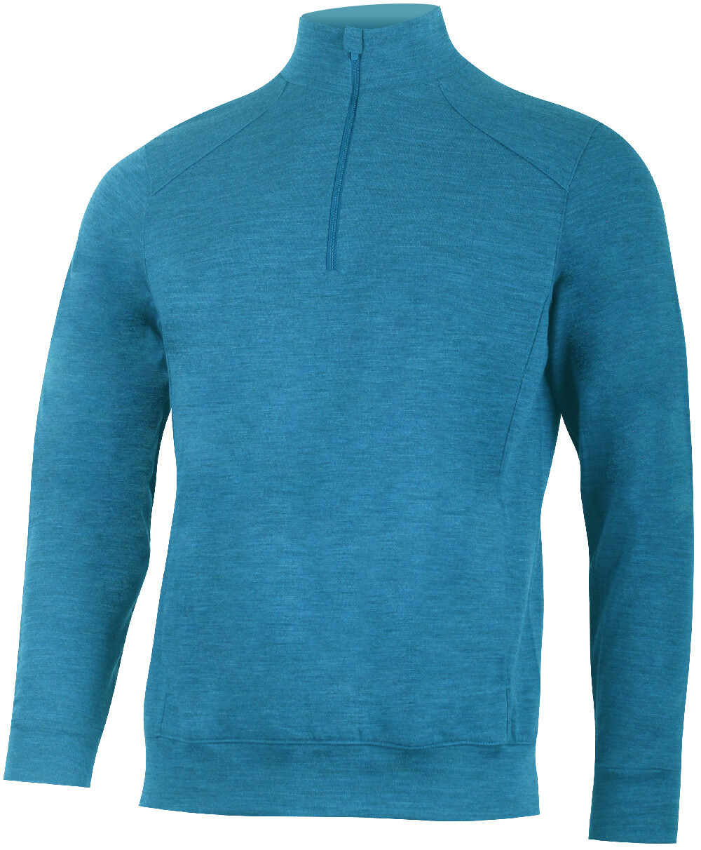 Lasting AMIR 5858 modrá pánska merino mikina Veľkosť: M