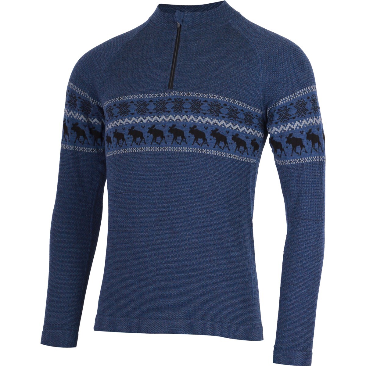 Lasting WARON 5169 modré pánske merino tričko Veľkosť: S/M