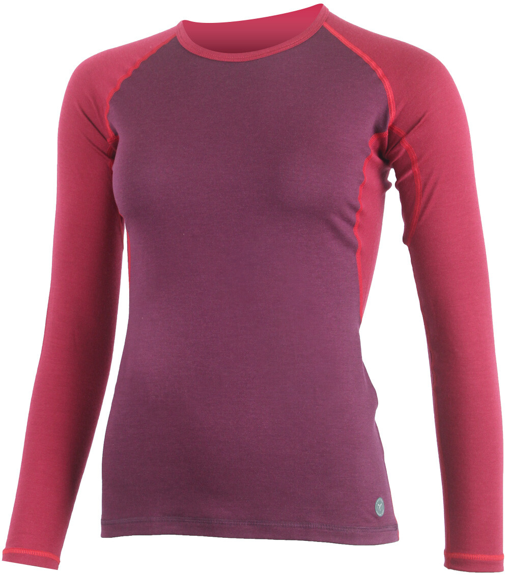 Lasting DITA 3849 vínová dámske merino tričko Veľkosť: L