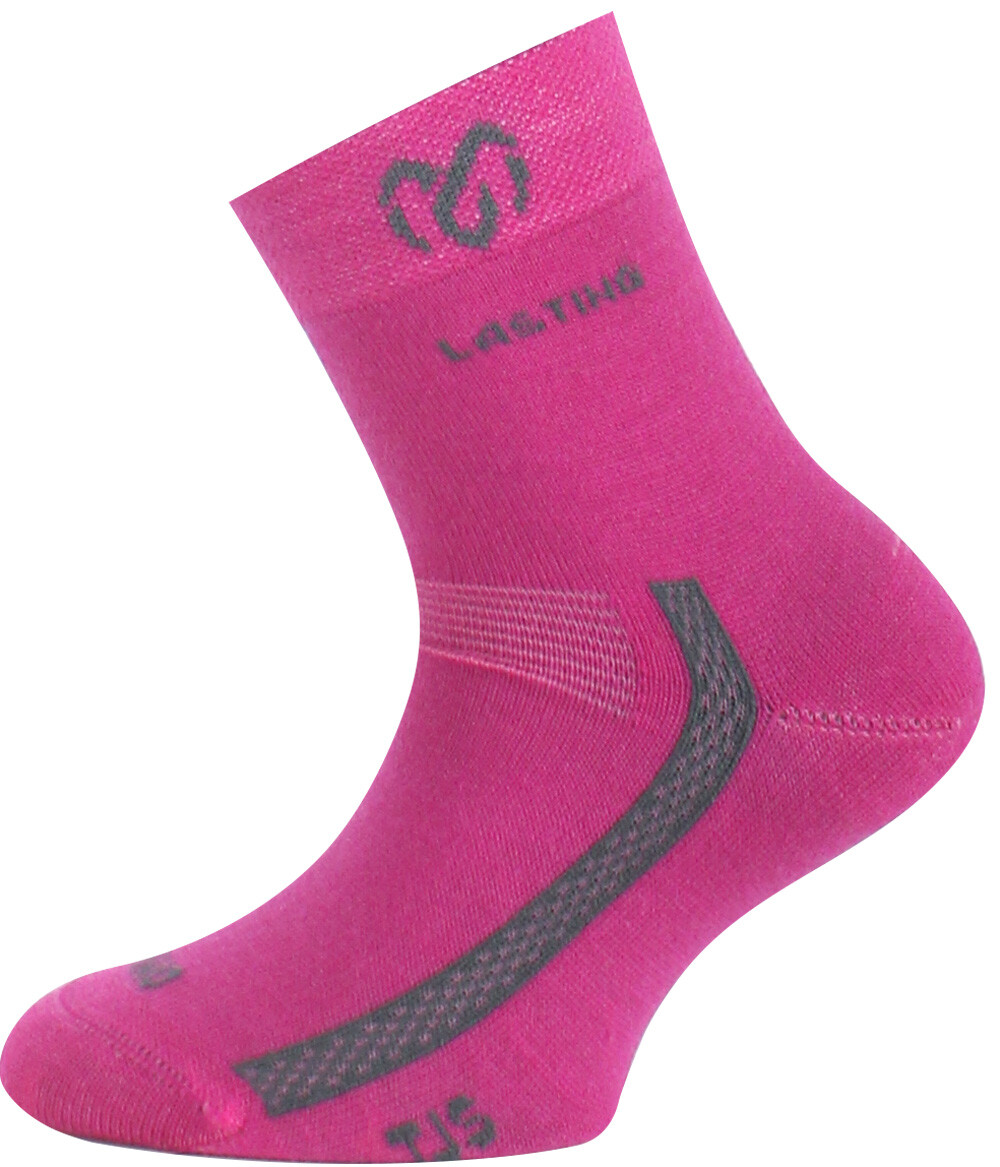 Lasting detské merino ponožky TJS 408 ružové Veľkosť: (34-37) S