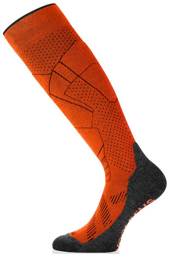 Lasting merino lyžiarske podkolienky FWU 298 oranžové Veľkosť: (42-45) L