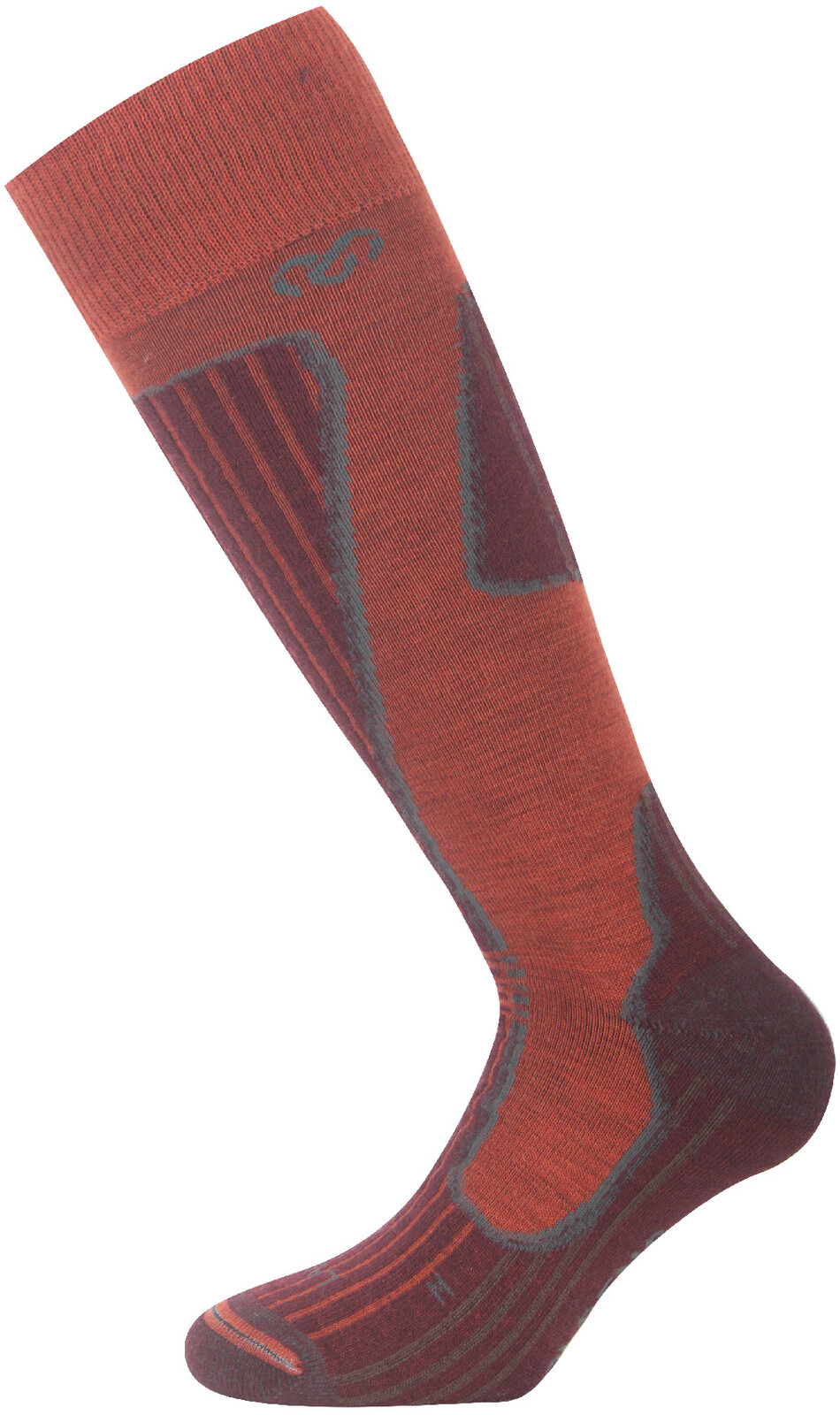 Lasting merino lyžiarske podkolienky SWH 210 hnedé Veľkosť: (42-45) L