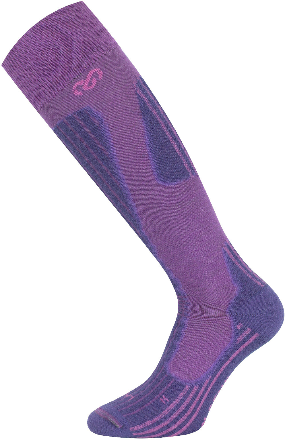 Lasting merino lyžiarske podkolienky SWH 400 fialová Veľkosť: (42-45) L