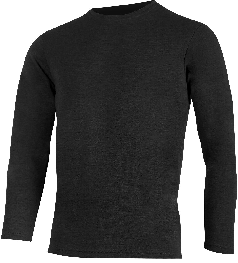 Lasting ANDRES 9090 čierna pánska merino mikina Veľkosť: XL