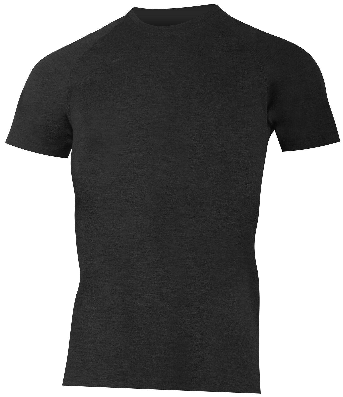 Lasting CARLOS 9090 čierne pánske merino tričko Veľkosť: L