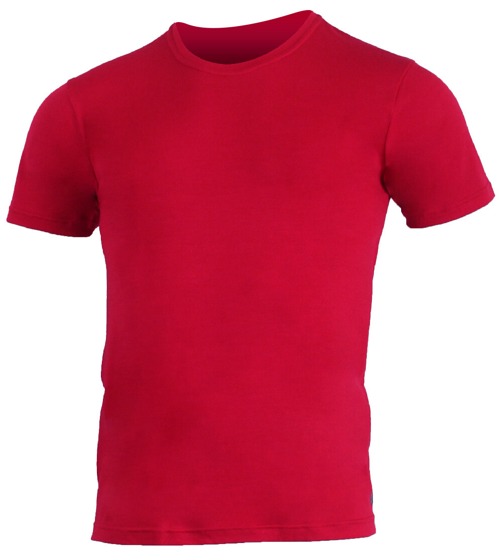 Lasting CHUAN 3636 červené pánske merino tričko Veľkosť: L