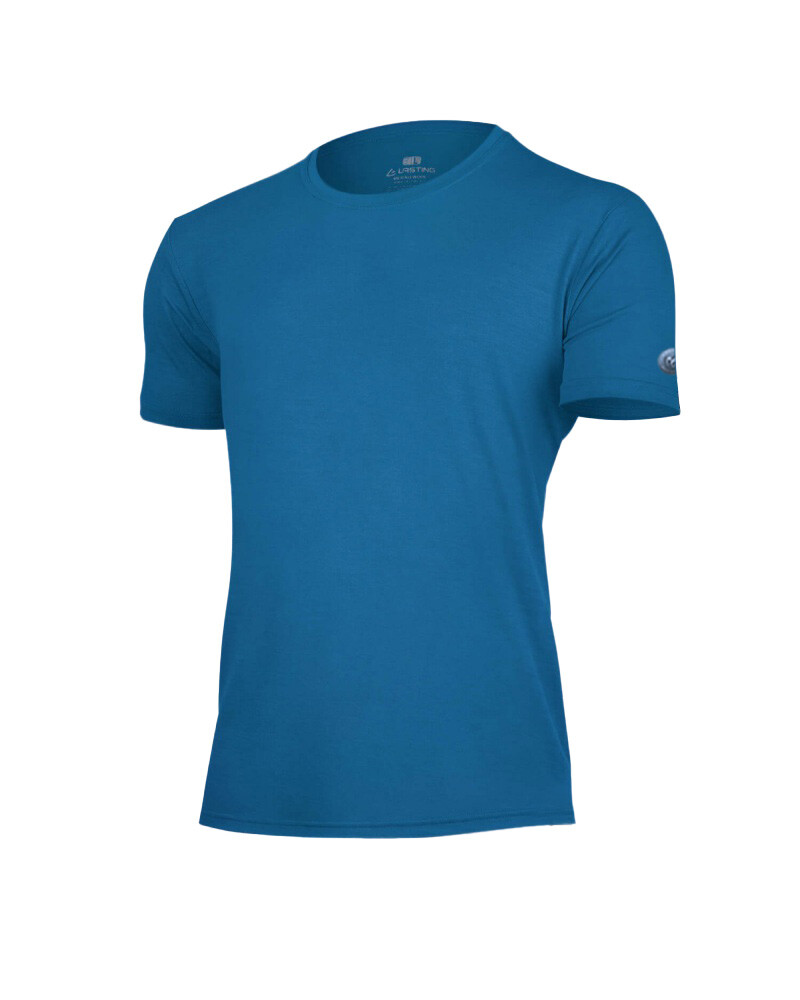 Lasting CHUAN 5151 modré pánske merino tričko Veľkosť: XL