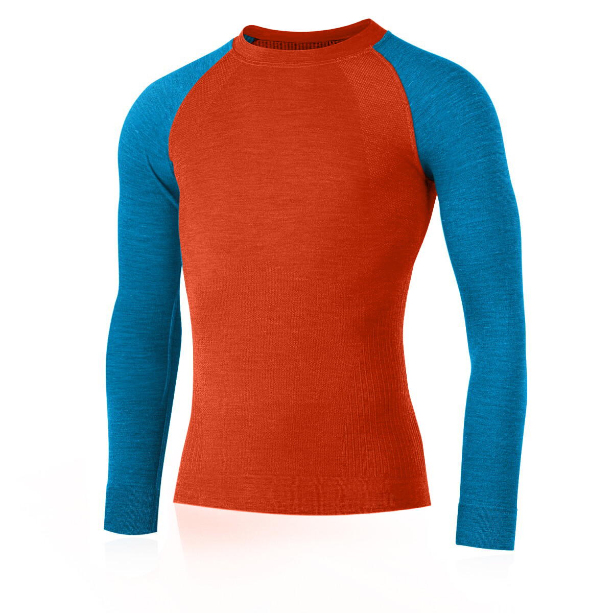 Lasting MAPOL 2151 oranžové pánske merino tričko Veľkosť: L/XL