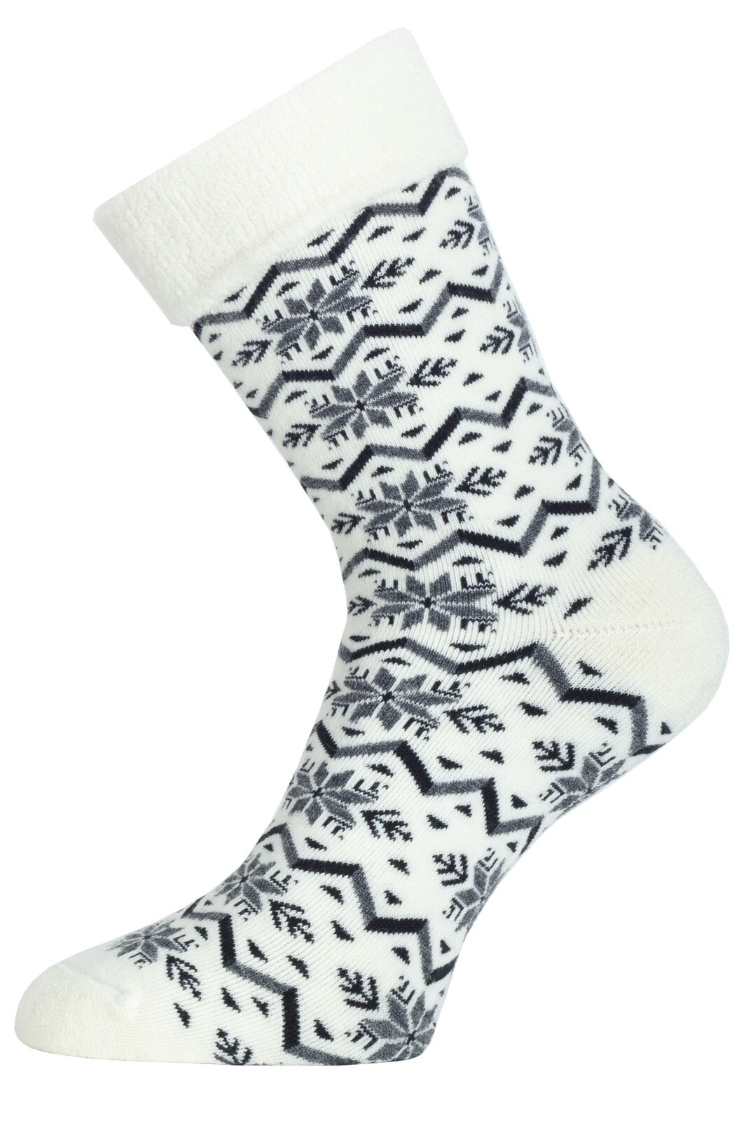 Lasting merino ponožky HMN 009 biela Veľkosť: (42-45) L
