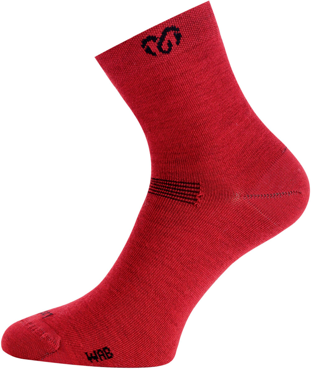 Lasting merino ponožky WAB 306 červené Veľkosť: (42-45) L