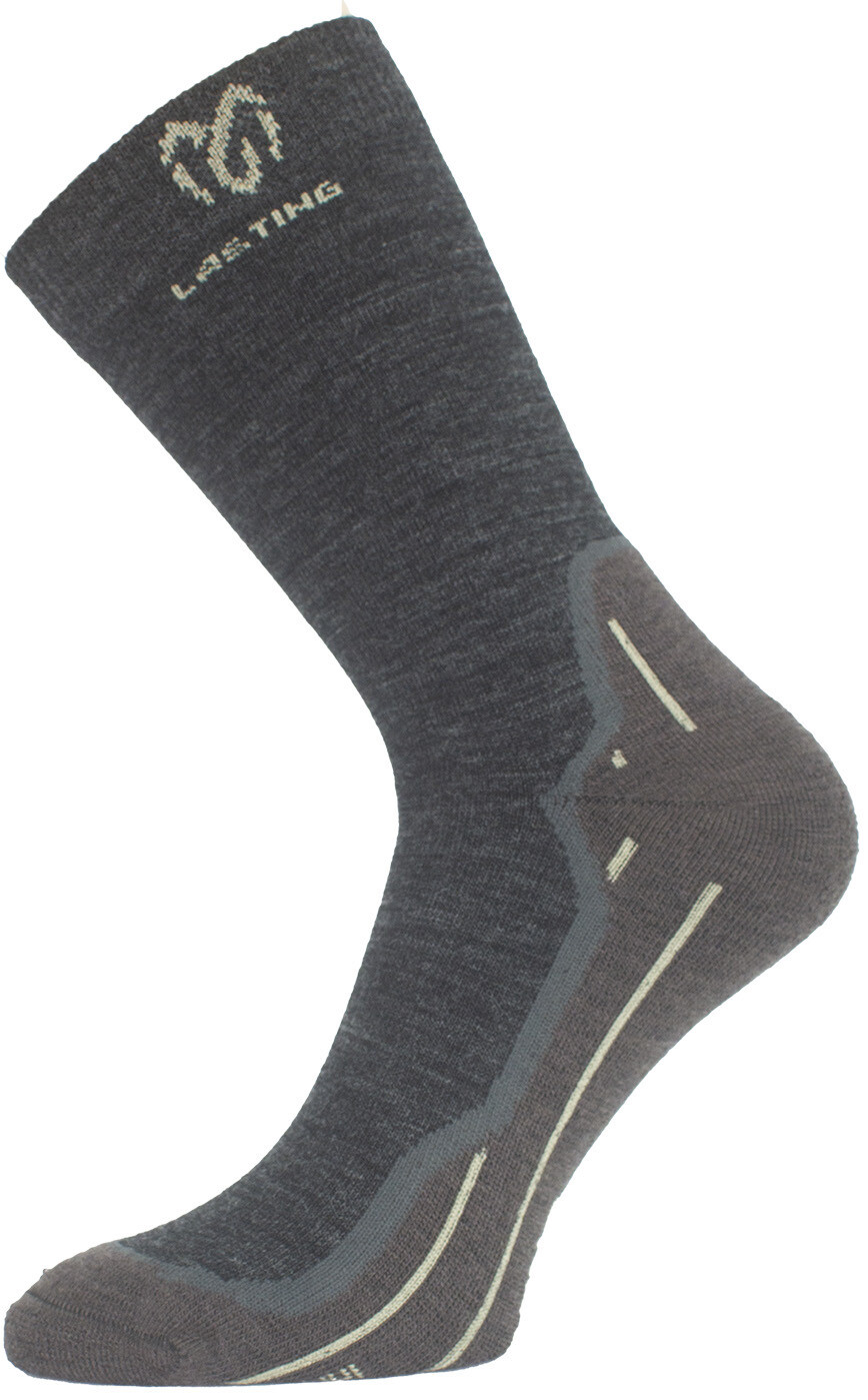 Lasting merino ponožky WHI 871 hnedá Veľkosť: (46-49) XL