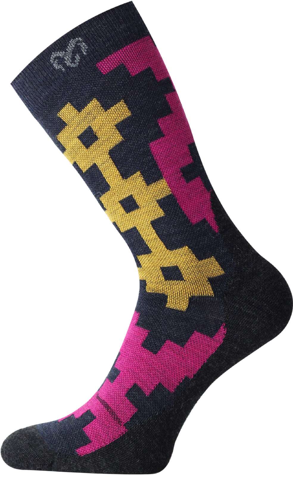Lasting merino ponožky WHP 504 čierne Veľkosť: (42-45) L