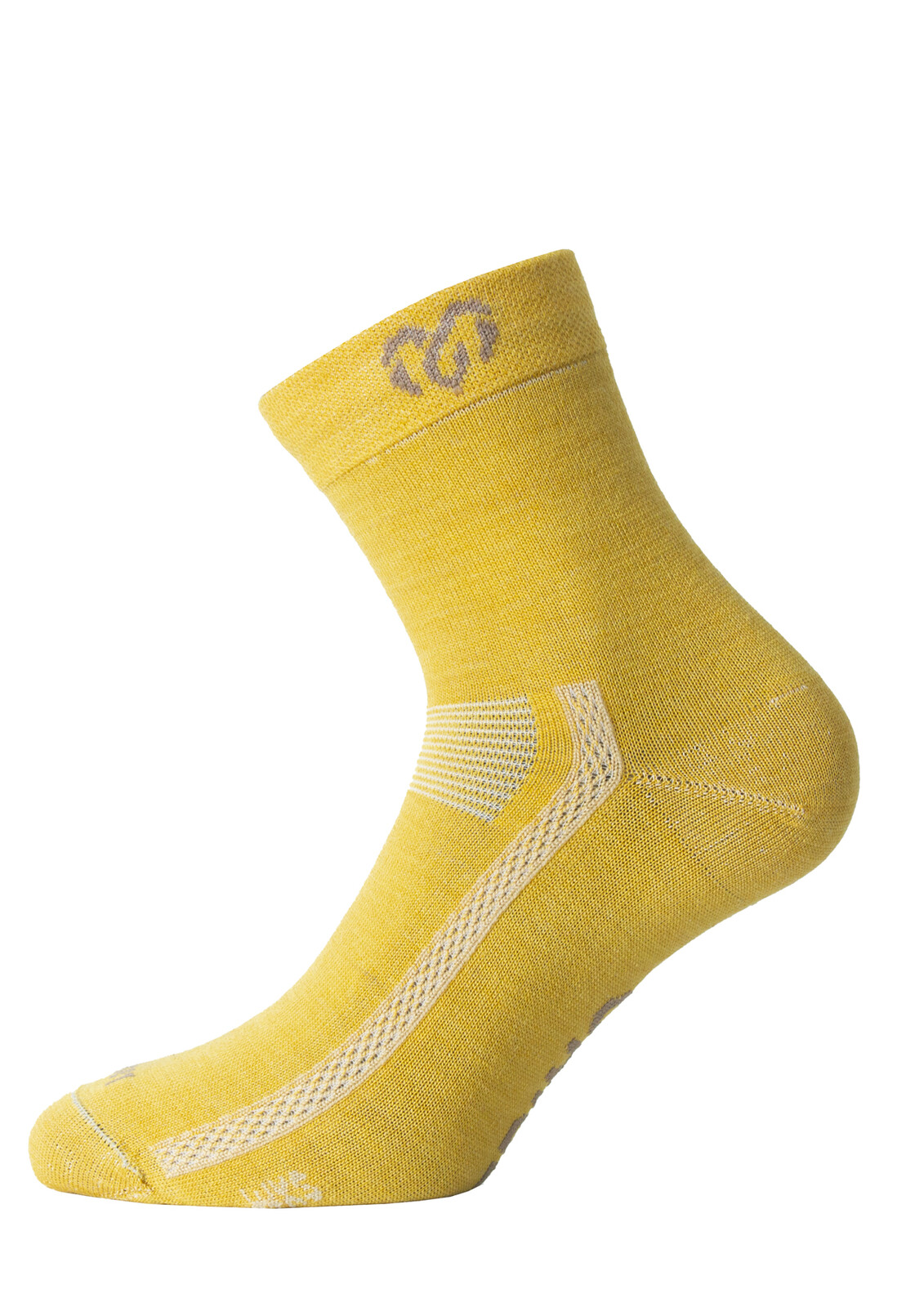 Lasting merino ponožky WKS 208 horčicové Veľkosť: (42-45) L