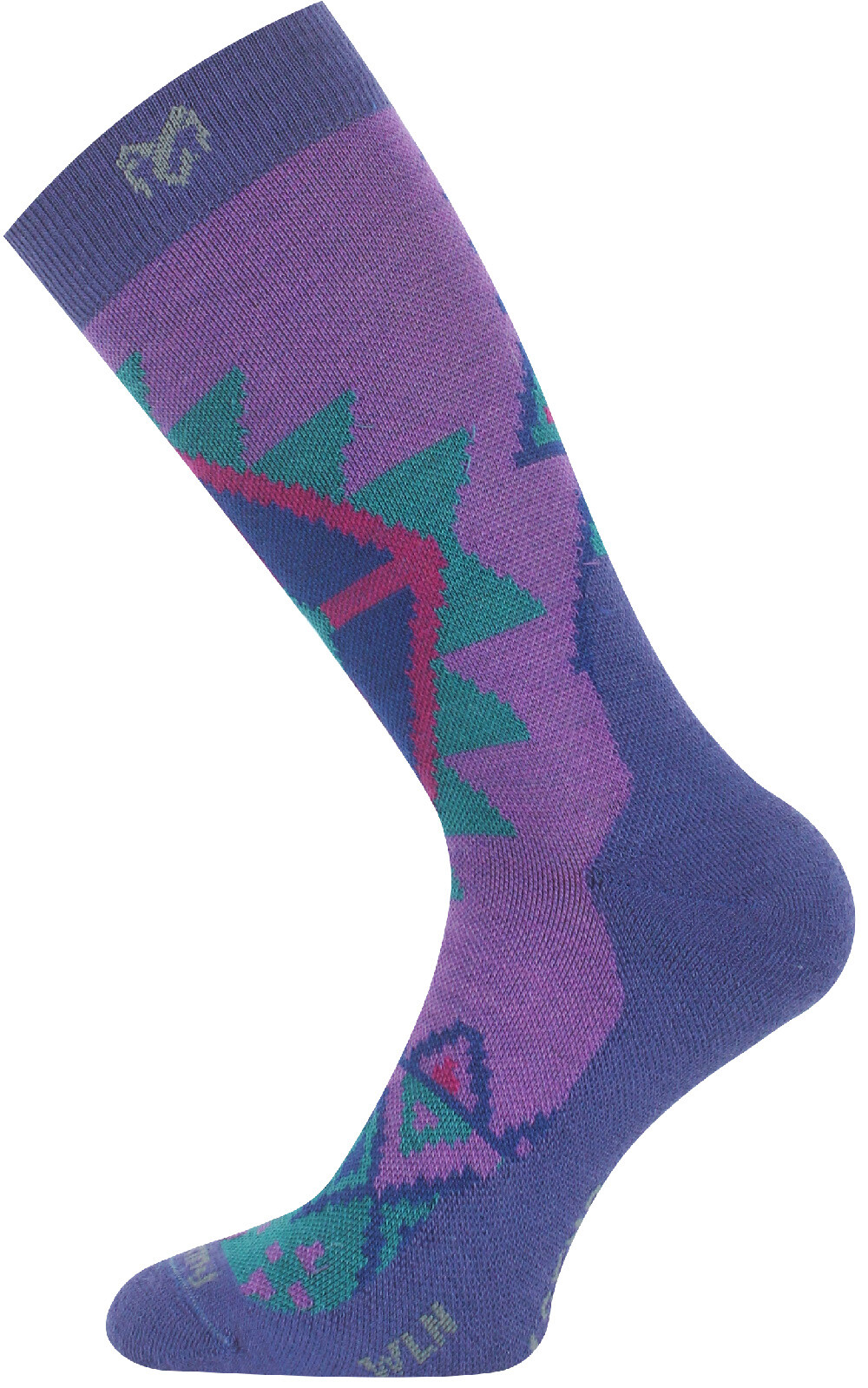 Lasting merino ponožky WLN 400 fialová Veľkosť: (42-45) L