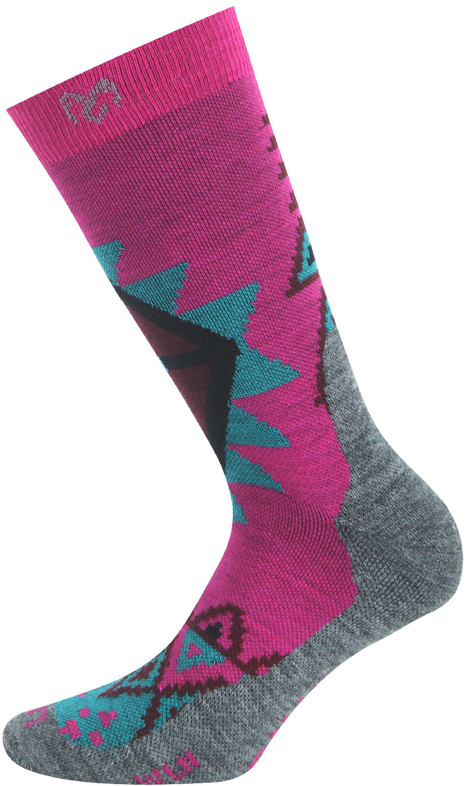Lasting merino ponožky WLN 408 ružové Veľkosť: (42-45) L