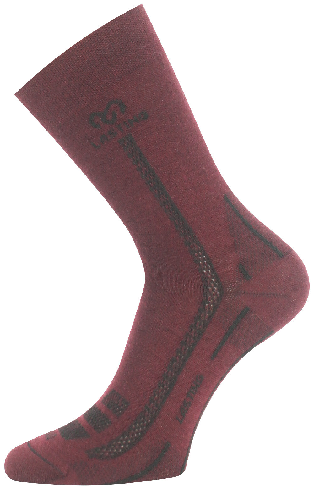 Lasting merino ponožky WLS 380 vínovej Veľkosť: (42-45) L
