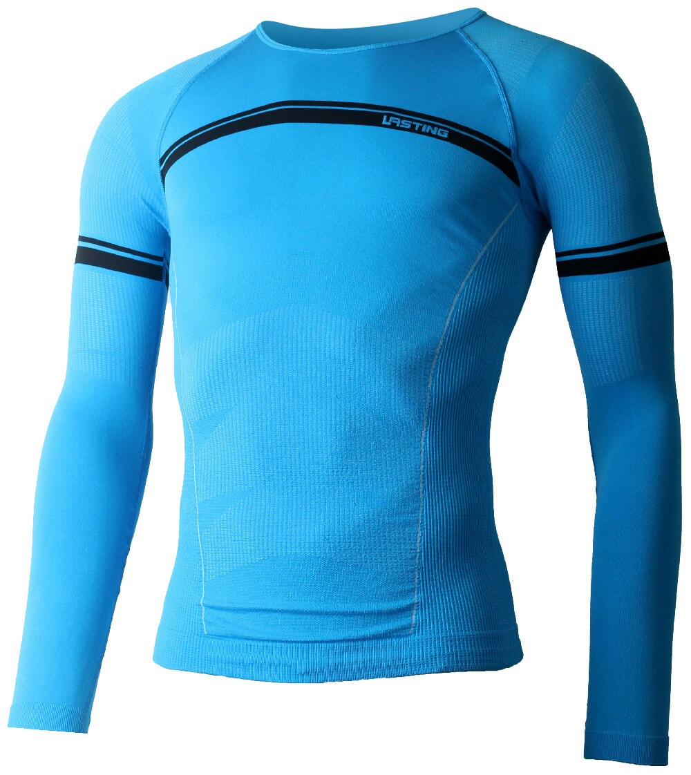 Lasting MUT52 5401 modré pánske funkčné tričko Veľkosť: L/XL