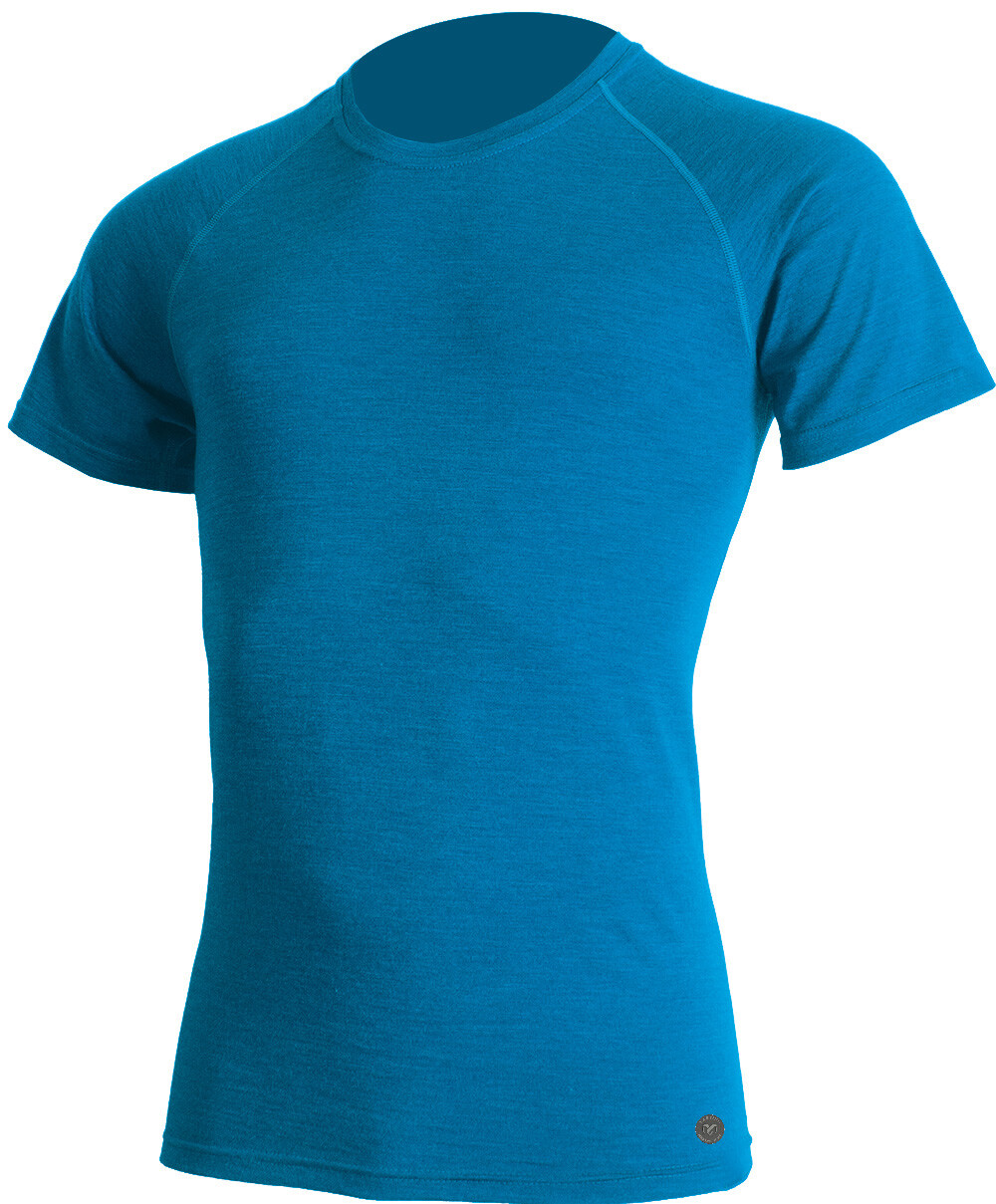 Lasting QUIDO 5454 modré pánske merino tričko Veľkosť: L