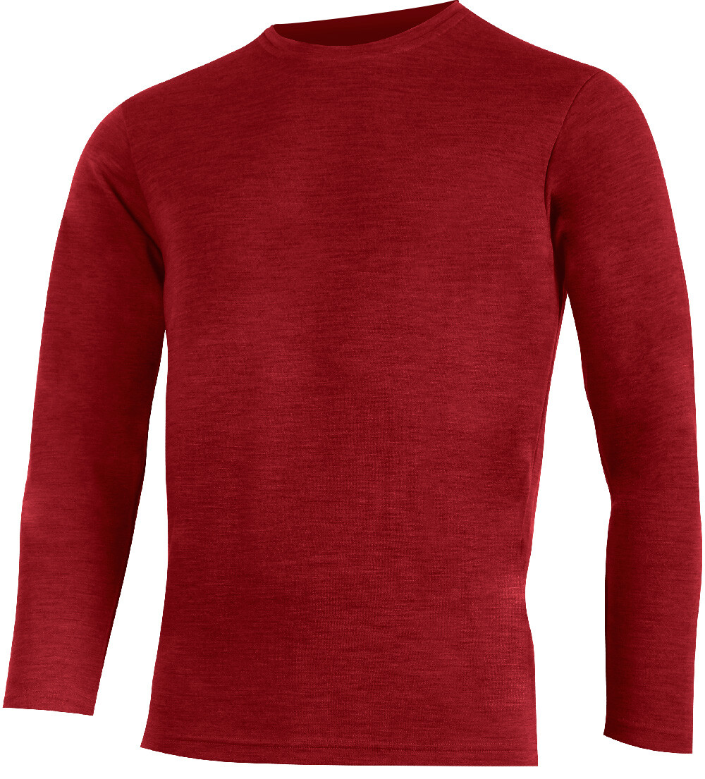 Lasting ANDRES 3636 červená pánska merino mikina Veľkosť: L