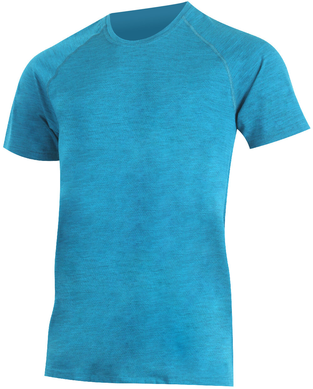 Lasting CARLOS 5858 modré pánske merino tričko Veľkosť: 2XL