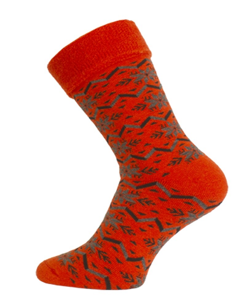 Lasting merino ponožky HMN 308 červená Veľkosť: L