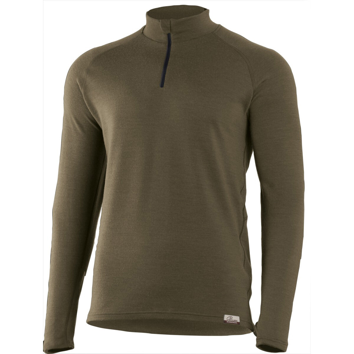 Lasting pánska merino mikina WARY 6363 zelená Veľkosť: L