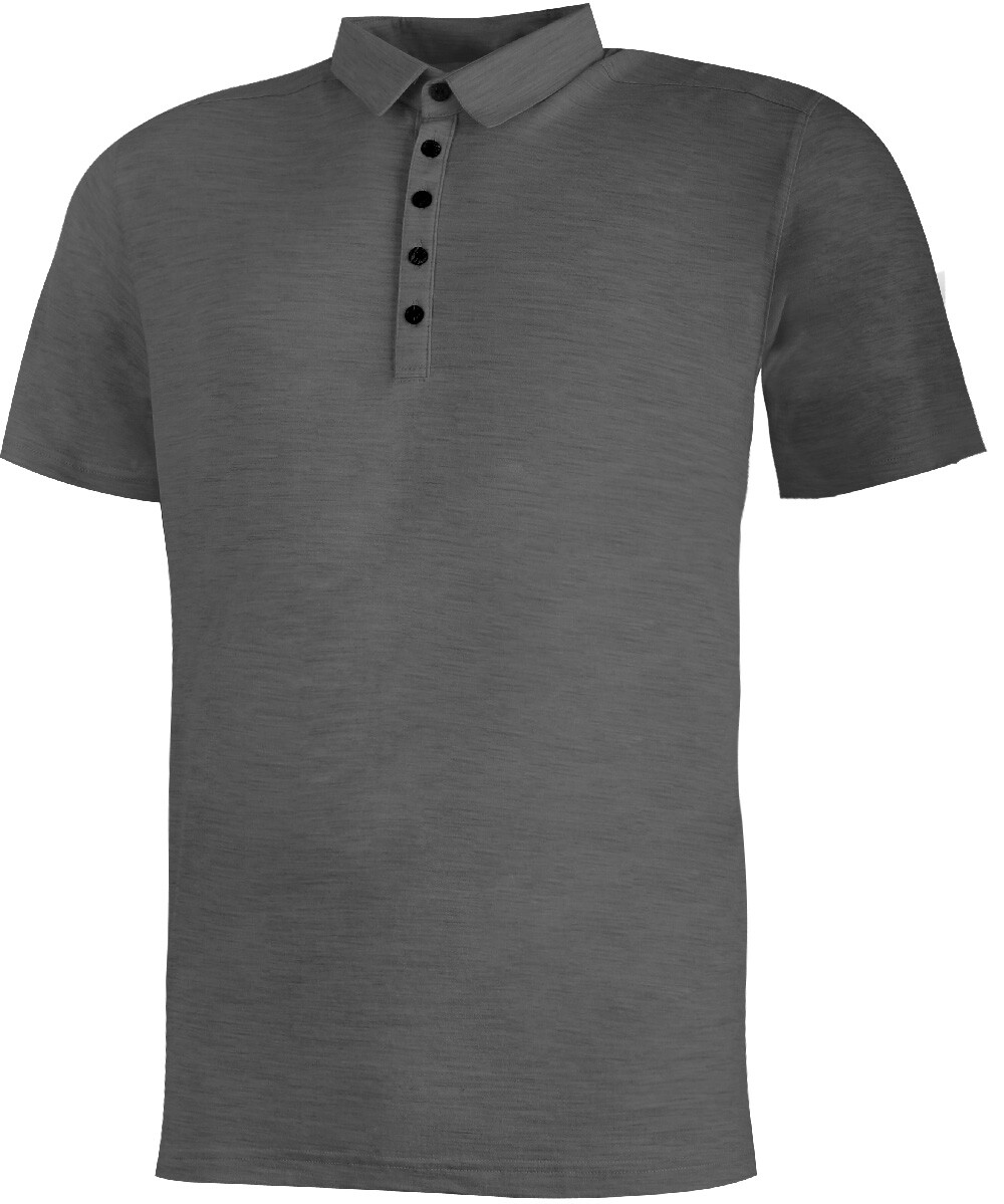 Lasting pánska merino polo košeľa BASI 8400 sivá Veľkosť: S