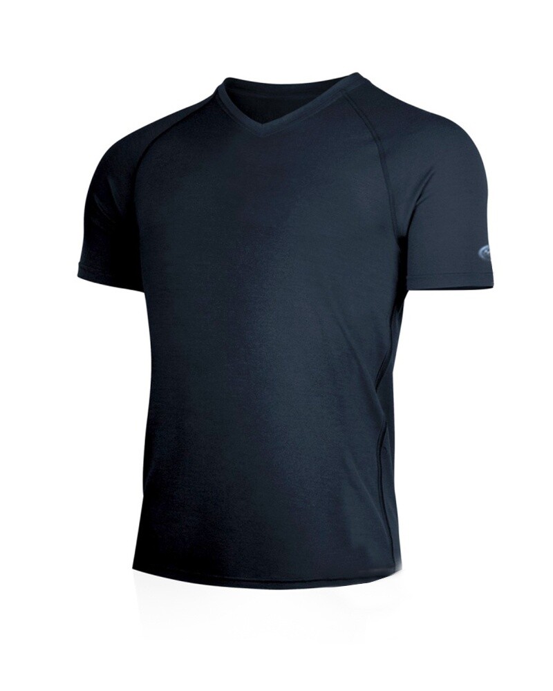 Lasting pánske merino tričko do V VIDO 9090 čierne Veľkosť: M