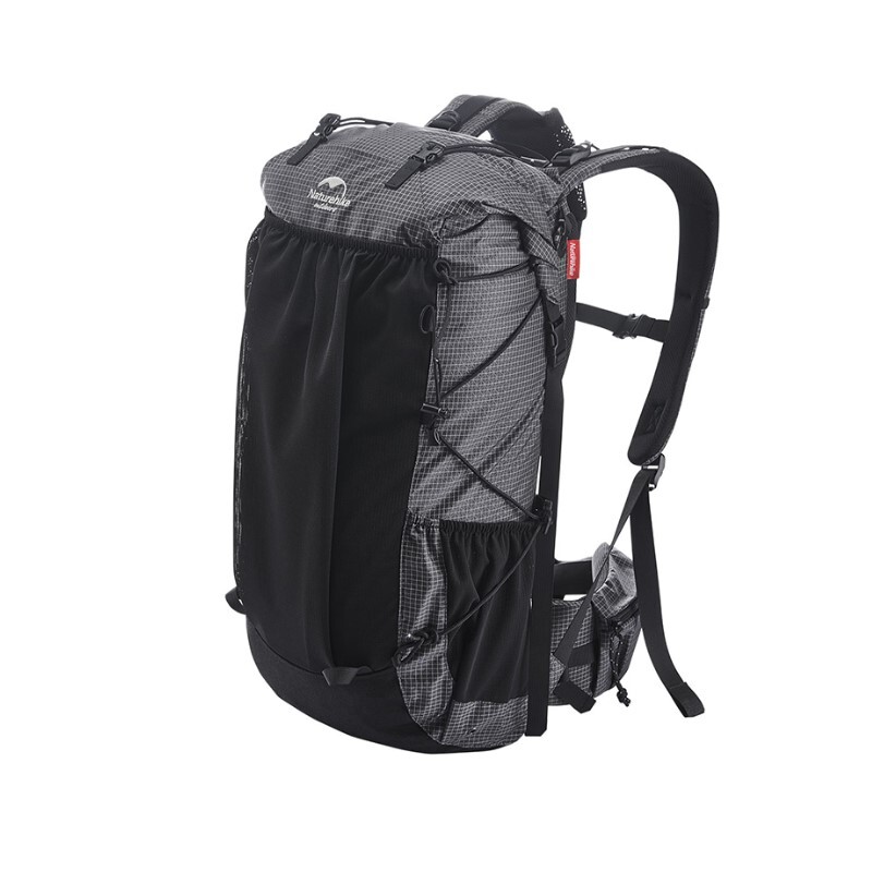 Naturehike Rock ultraľahký trekový plecniak 40L+5L sivý/čierny
