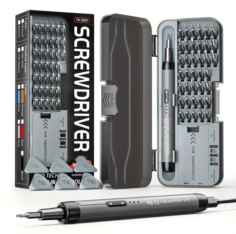 Elektrický presný skrutkovač 46 v 1, 3,7 V, USB nabíjanie