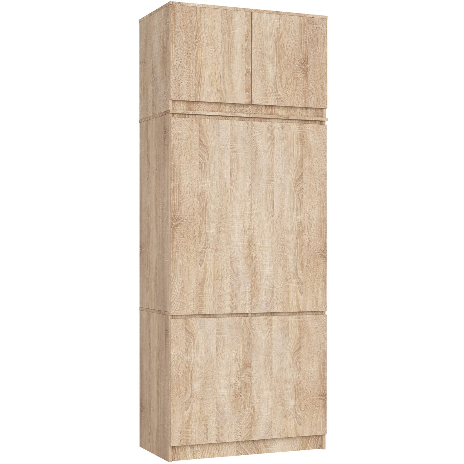 Šatní skříň s nástavcem Star 02 90 cm dub Sonoma