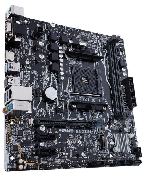 ASUS MB Sc AM4 PRIME A320-K, AMD A320, 2xDDR4, VGA, mATX