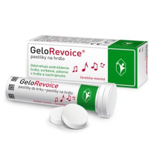 GELOREVOICE čerešňa mentol 10 pastiliek