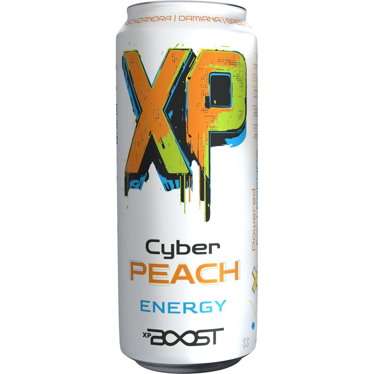 XP BOOST Energetický nápoj Cyber Peach 0,5 l