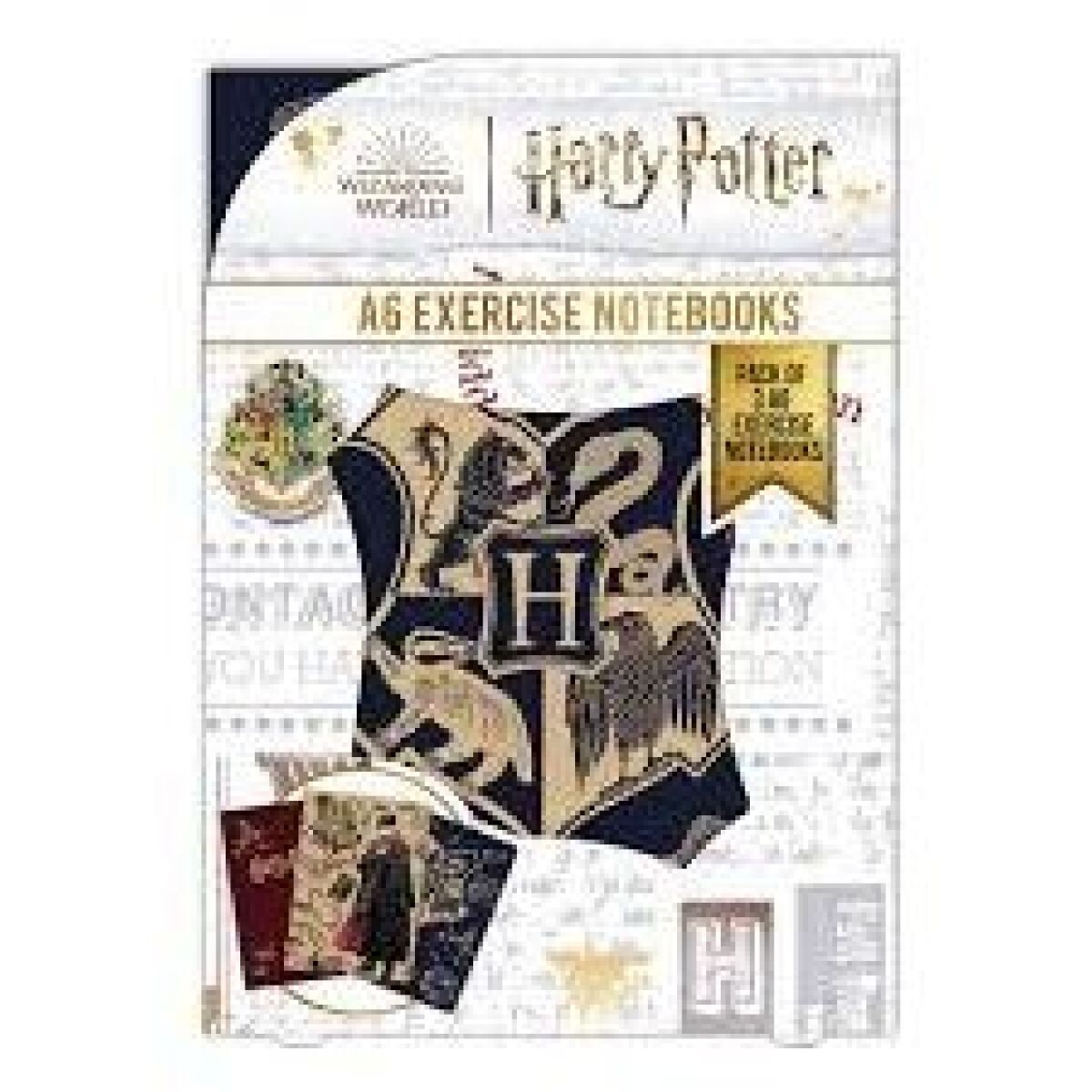 Bluesky Harry Potter Set blokov A6 Hogwarts Wizard