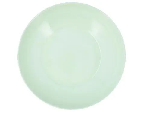 Hlboký tanier Apy 20 cm, zelené opálové sklo%