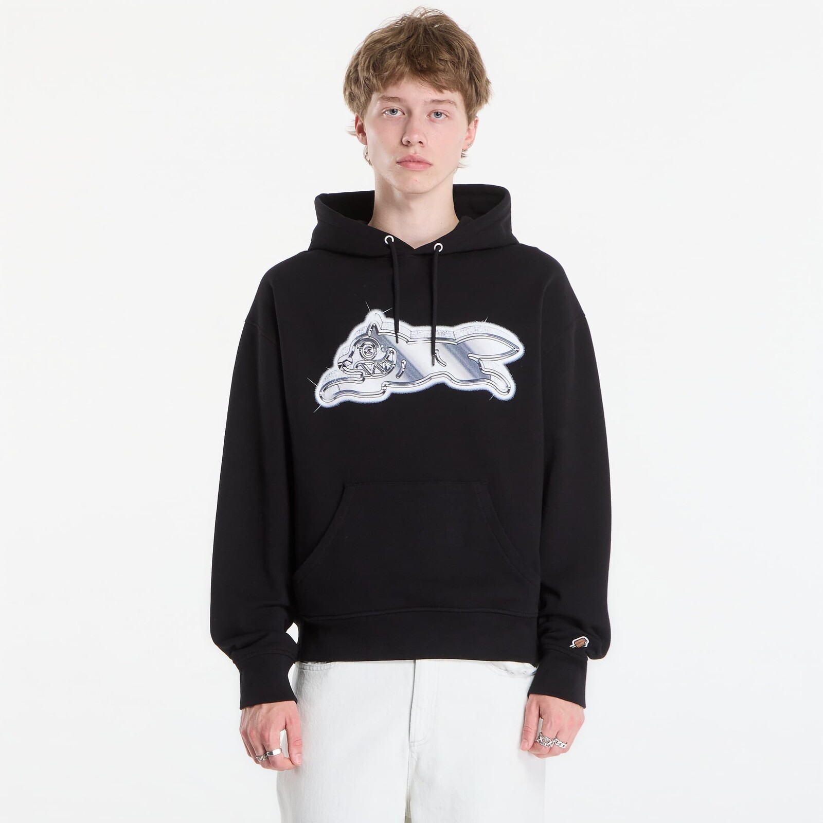 Mikina Billionaire Boys Club Icecream Iced Out Running Dog Popover Hood Black M