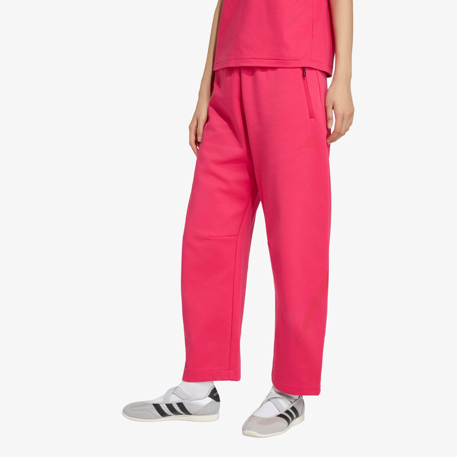 Tepláky adidas Z.N.E. Open Hem Pants Power Pink M