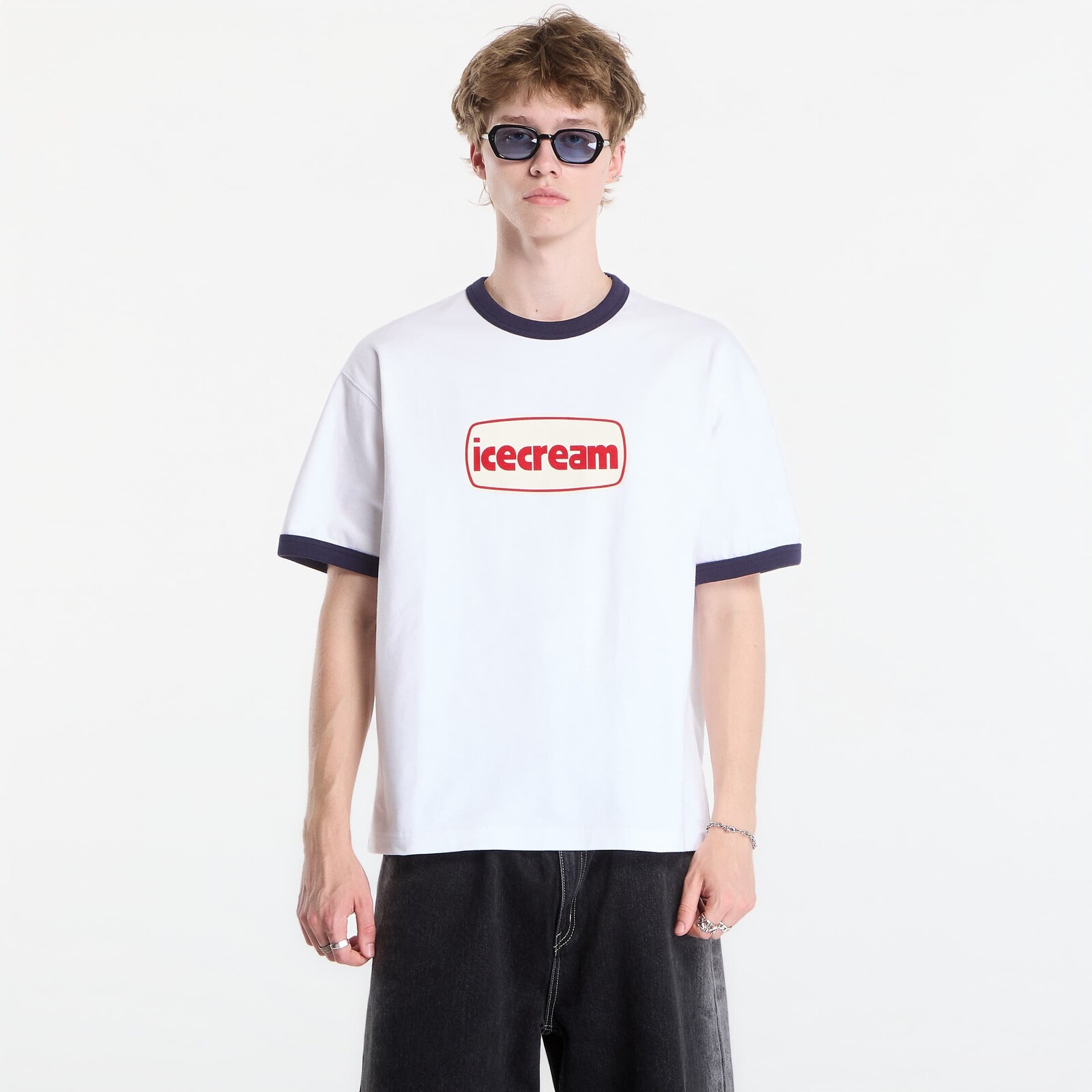 Tričko Billionaire Boys Club Icecream Icecream Tub Ringer T-Shirt White M