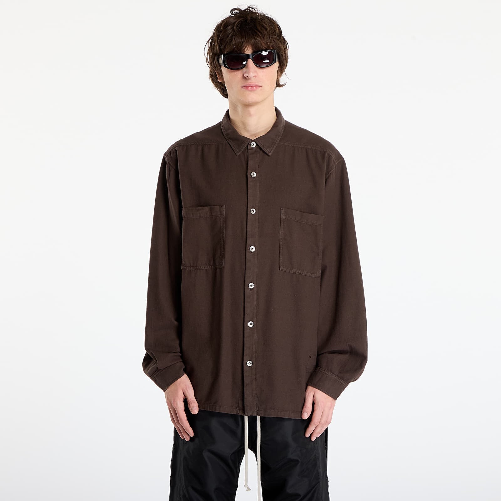 Košeľa Rick Owens DRKSHDW Jumbo Outershirt Dark Dust XS