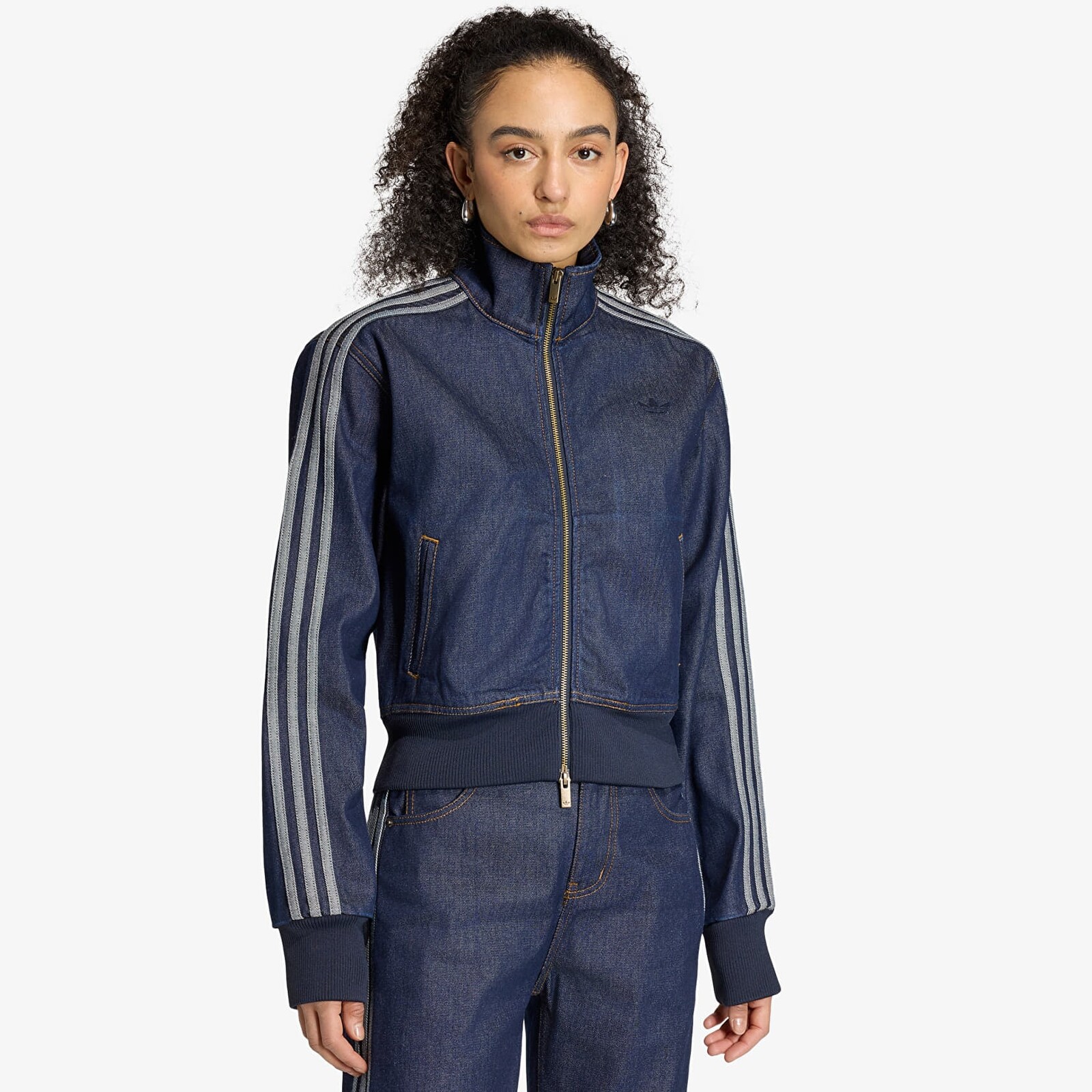 Bunda adidas Firebird Denim Tracktop Indigo Denim XL
