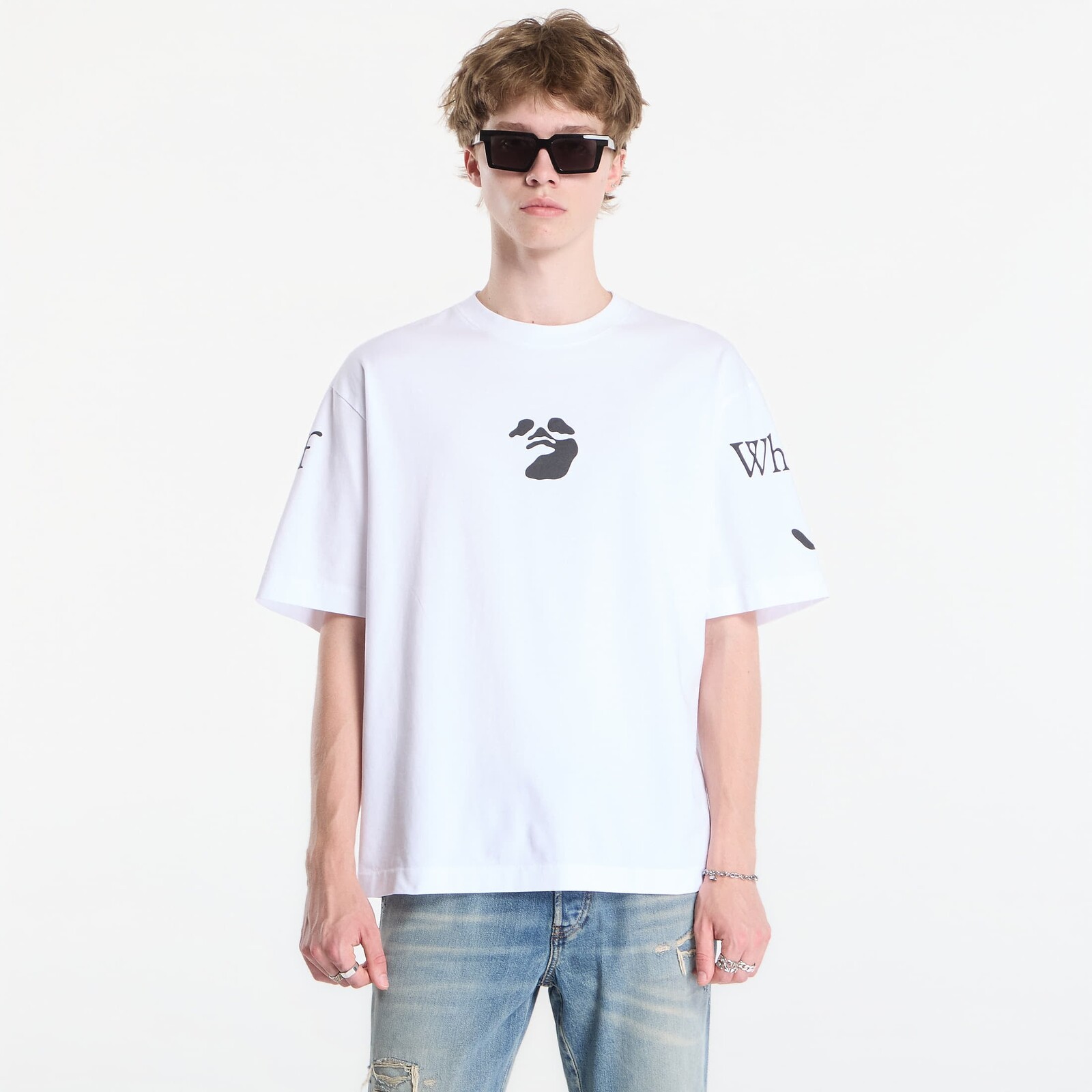 Tričko Off-White Swimming Logo Skate S/S Tee UNISEX White M