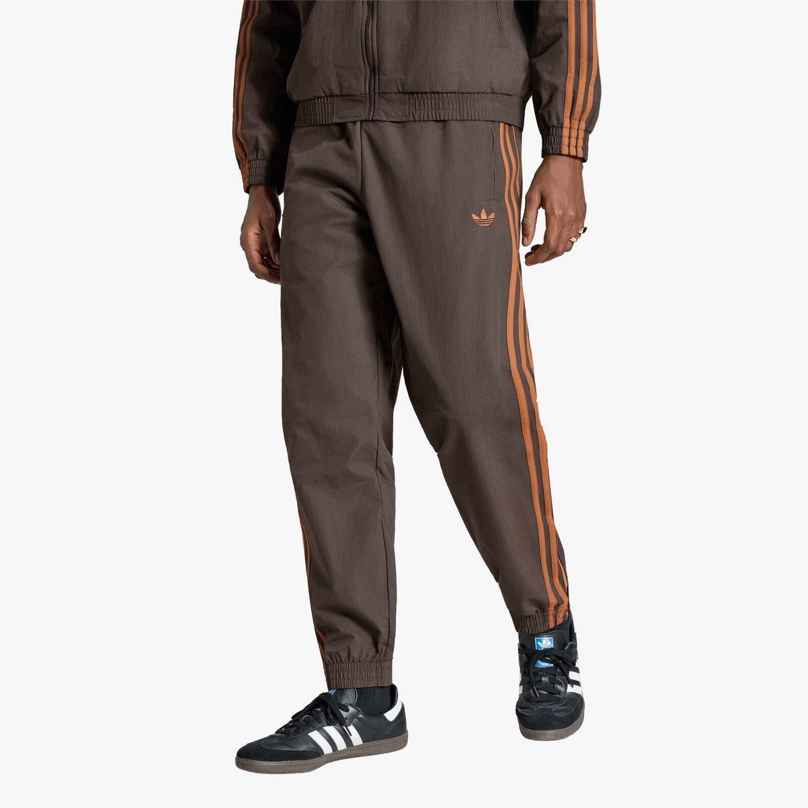 Kalhoty adidas Firebird Woven Pants Aurora Coffee M