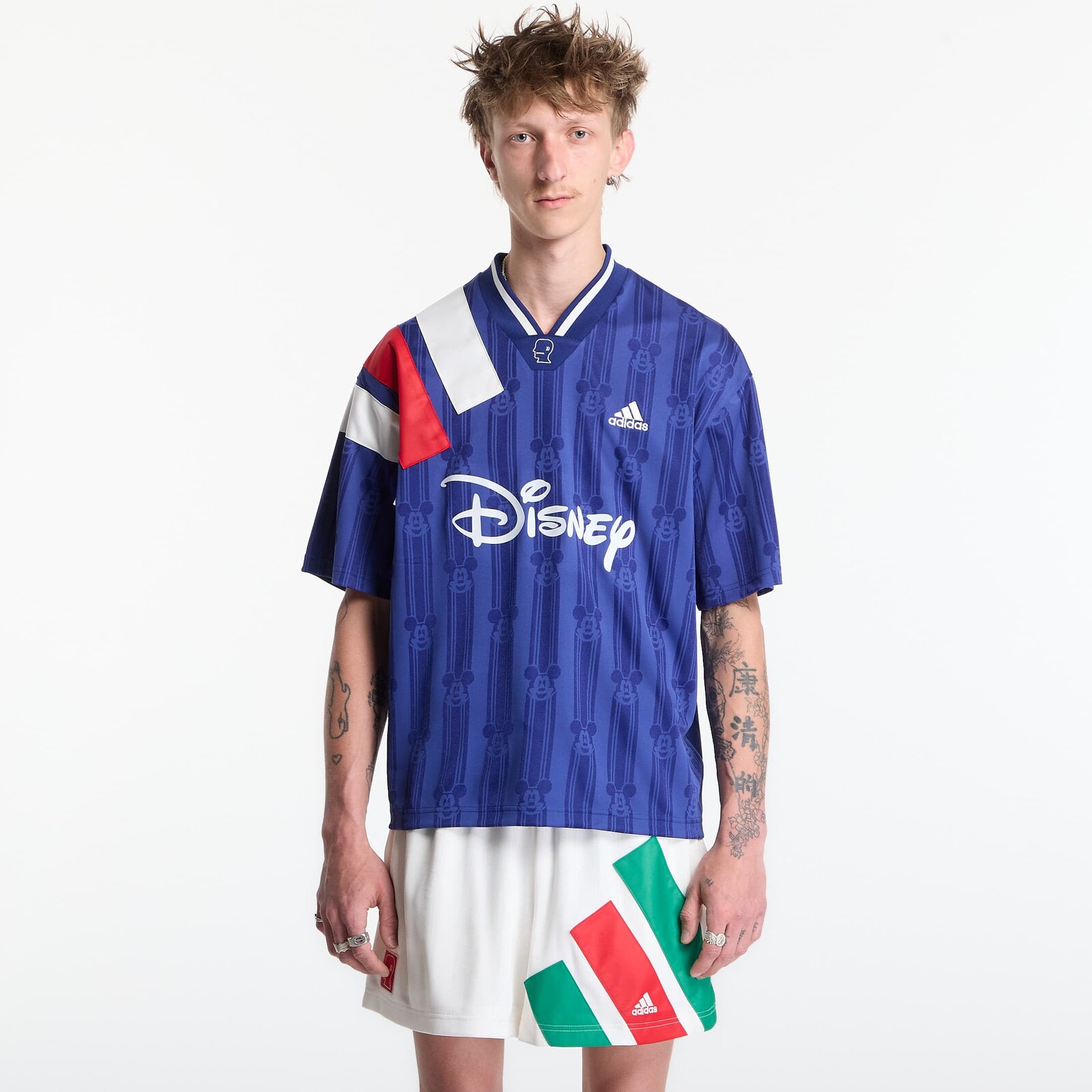 Dres adidas Brain Dead Disney Football Jersey Victory Blue M